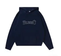 BlessÜ ネイビー フード付きパーカー - メルカリ