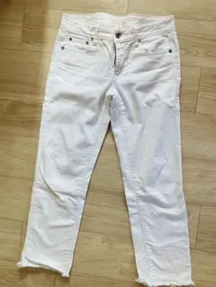 American Eagle Straight Crop ホワイトデニムのサムネイル