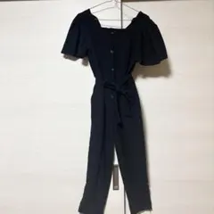 GRL ブラック オールインワン サロペット Mのサムネイル