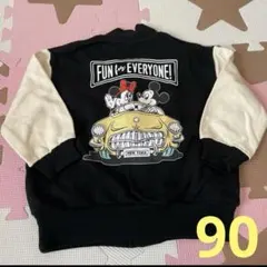 新品未使用　ディズニー　リトシー　長袖スタジャン　ジャケット　上着　90センチ