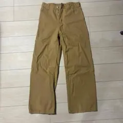 ベージュ ストレート パンツ Mサイズ