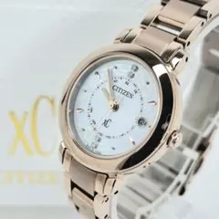 ✨箱付 限定モデル 4Pダイヤ シェル文字盤 hikari CITIZEN xC