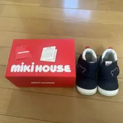 MIKI HOUSE ネイビー ファーストシューズ 箱付き