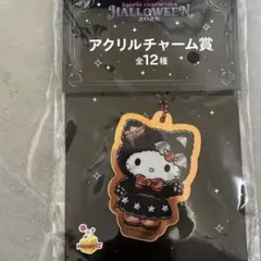 ハッピーくじ　サンリオ　ハローキティ　アクリルチャーム　ハロウィン