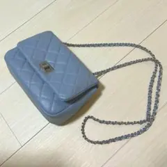 ハニーズ　チェーンショルダー　ショルダーバッグ　ハンドバッグ　チェーンバッグ　青