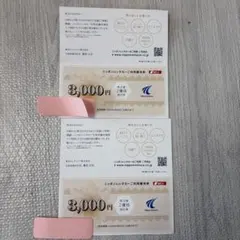 ニッポンレンタカー　ご利用優待券　3000円分×2枚　6000円分　株主優待券