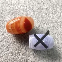 レッドレースアゲート チューブ 1個 売り 穴あき