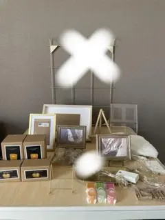 ウェルカムスペース　結婚式　キャンドル　ライト　写真立て