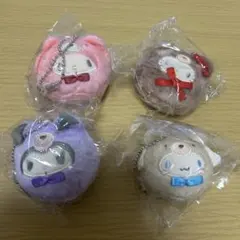 サンリオキャラクターズ　起き上がりぬいぐるみマスコット　4種