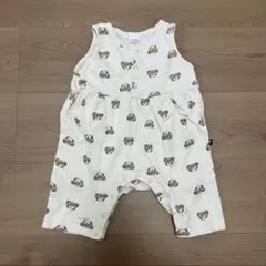futafuta クマ柄ロンパース 70