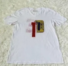 マルタンマルジェラ　数字　ロゴ　Tシャツ　Vネック.