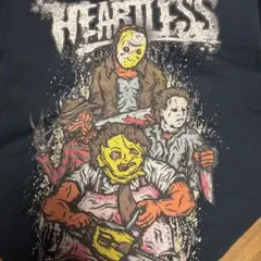 HEARTLESS ホラー映画 プリントTシャツ ブラック　XL