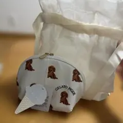 こ*る様 GELATO PIQUE 犬イラストポーチ