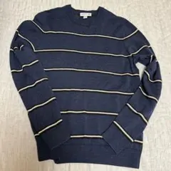 LACOSTE ラコステ ボーダー ニット セーター ネイビーのサムネイル