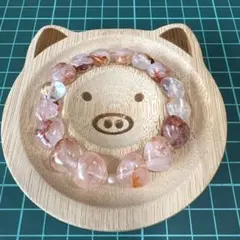 オーロラクォーツ ハート型ブレスレット