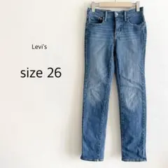 Levi's スキニーデニム 312 SHAPING SLIM ブルー 26