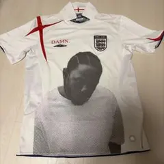 UMBRO DAMN イングランド代表 ユニフォーム　ケンドリックラマー ケンドリックラマー ユニフォーム umbro damn ゲームシャツ サッカー