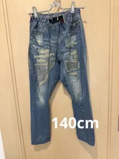 BREEZE デニム風パンツ 140cm
