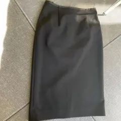 ユナイテッドアローズ ブラック タイトスカート ひざ丈