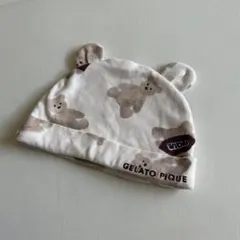 GELATO PIQUE クマ柄 ベビー帽子