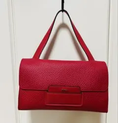 FURLA レザー ハンドバッグ レッド
