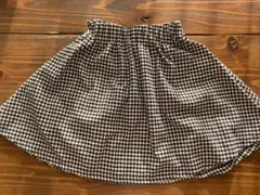 美品グローバルワーク格子柄スカート