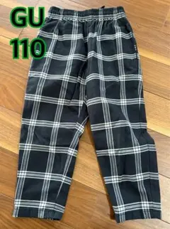 GU キッズパンツ　110 チェック