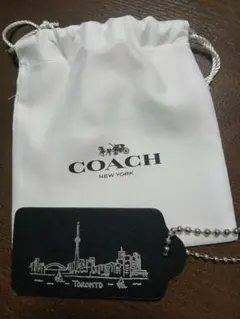 COACH コーチ トロント限定 レザー バッグチャーム　キーホルダー