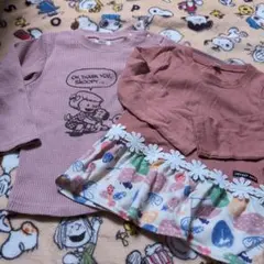 PEANUTS スヌーピー 長袖カットソー 95