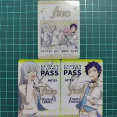 あんスタ　fine　スタライ　くじ　C賞　クリアフォトカード 日々樹渉 伏見弓弦