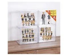 アクリル　フィギュアケース　コレクションケース　ボックス　4個セット