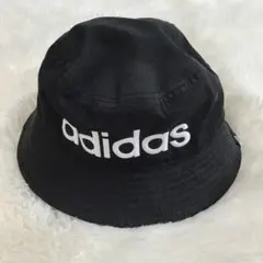 【adidas アディダス】バケットハット　帽子　ブラック　54cm