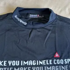 le coq sportif ゴルフコレクション M ブラックハイネックシャツ
