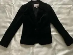 BANANA REPUBLIC ベルベット ジャケット 黒　小さいサイズ0