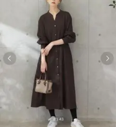 イージーケアシャツワンピース