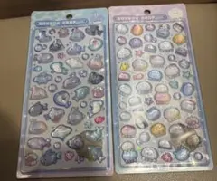 【正規品】水族館限定　ボンボンドロップシール　サメ　クラゲ　セット