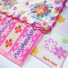 YSL ハンカチ . KENZO タオル . marie claire タオル