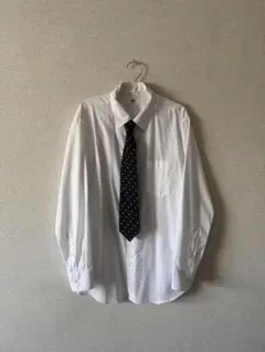 ユニクロ　ノンアイロンシャツ／日本製ネクタイ／本革レザーベルト　セット販売