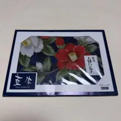 藍染 大判ハンカチ 花柄 綿100%
