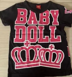 BABY DOLL Tシャツ 120cm 黒