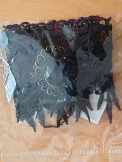 黒いレースチョーカー ゴシック風