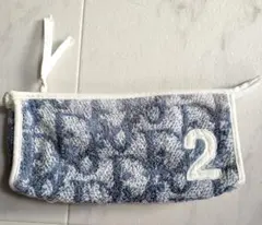 最終お値下げ　Christian Dior　トロッター パイル ポーチ