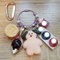 mojojojo スイーツ Betty 犬 じゃらじゃらキーホルダー