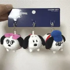 USJ限定 スヌーピー ぬいぐるみチャーム3個セット