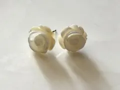 agete K14 パール ピアスチャーム 完売品 葡萄 ぶどう クラシカル