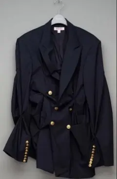 MASU ZIP-UP BLAZER - NAVY 25SS size46 - メルカリ