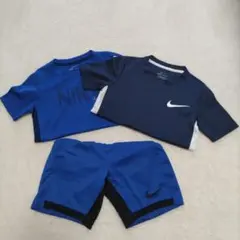 NIKE 半袖 Tシャツ 短パン XS 3点セット スポーツ 子供
