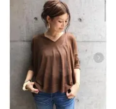 値下げ！【美品】Deuxieme Classe CARIB Vネックプルオーバーのサムネイル