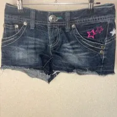 レア　Y2K 平成ギャル ショートパンツ デニム　ローライズ