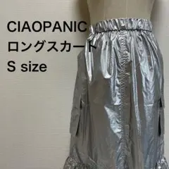 【新品】 CIAOPANIC チャオパニック スカート シルバー 人気 Sのサムネイル